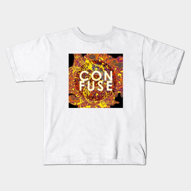 Confuse Tshirt Kids T-Shirt by Abimantrana